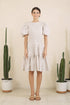 GET SPOTTED SHOP STOCKS GS Holiday: Kristoff Midi Dress in Plain Woven Holiday Green